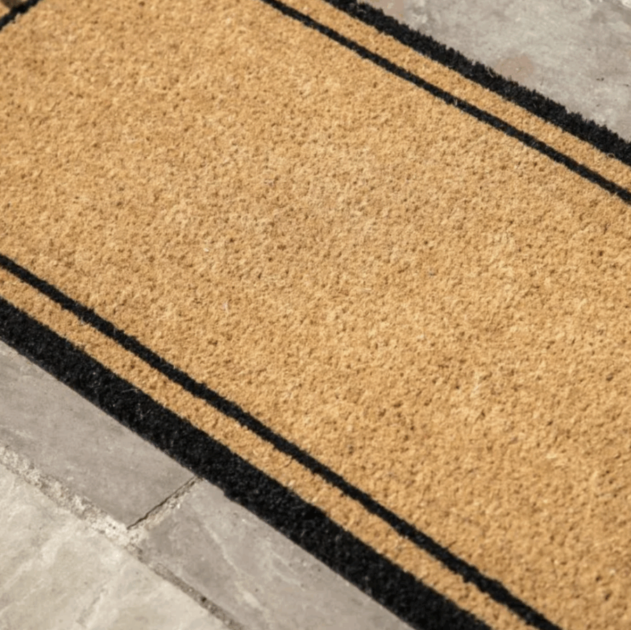 elegant coir double doormat