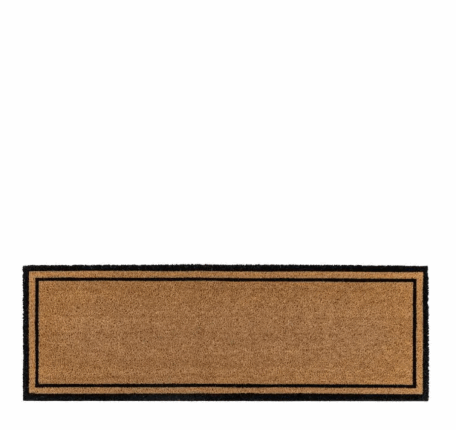 elegant coir double doormat