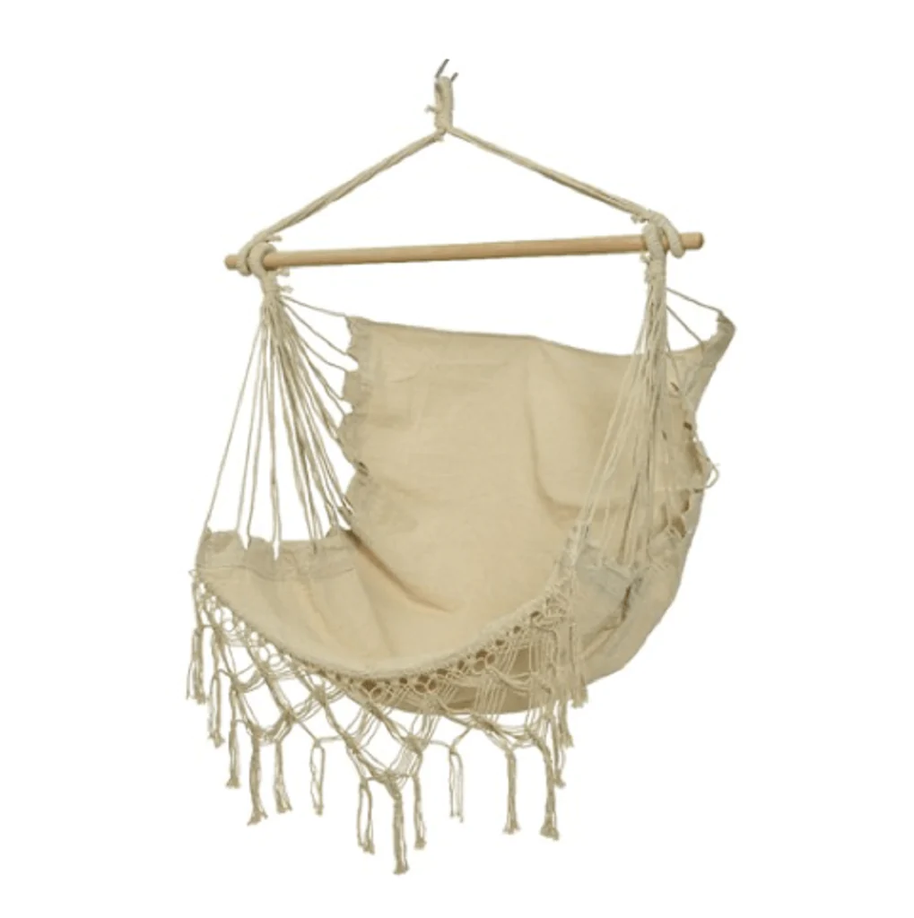 Outdoor Indoor Fringed Chi Chi Hammock Chair Worzals At Home