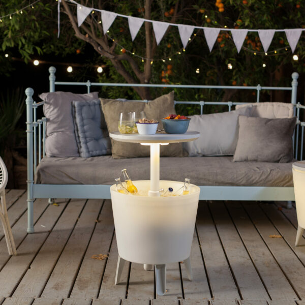 side table bar with lights