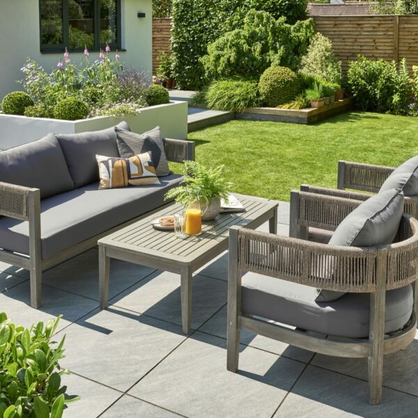 venice lounge set with cushions