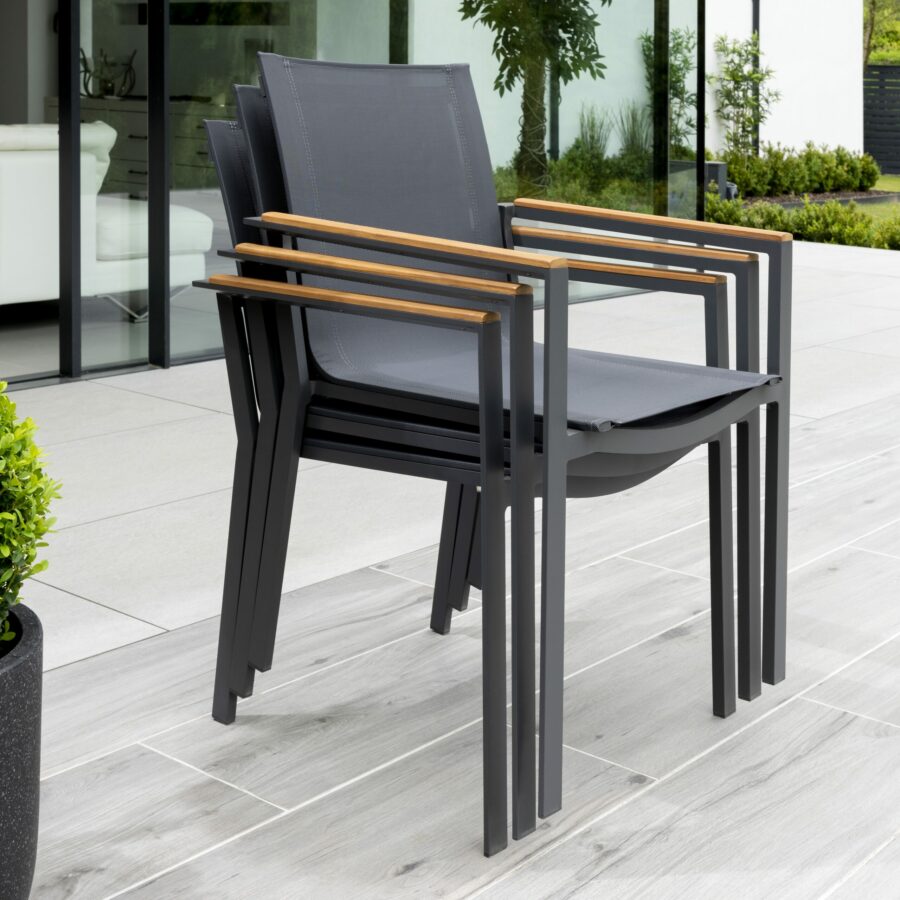 concept 6 seater dining table with chairs teak