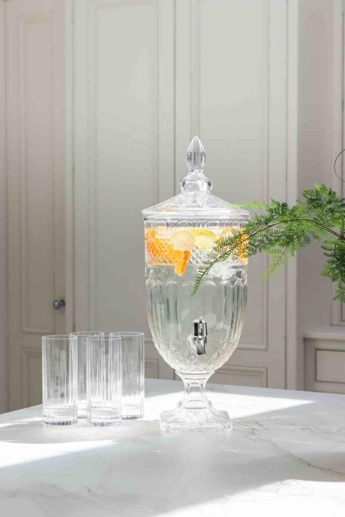 Cut Glass Drinks Server