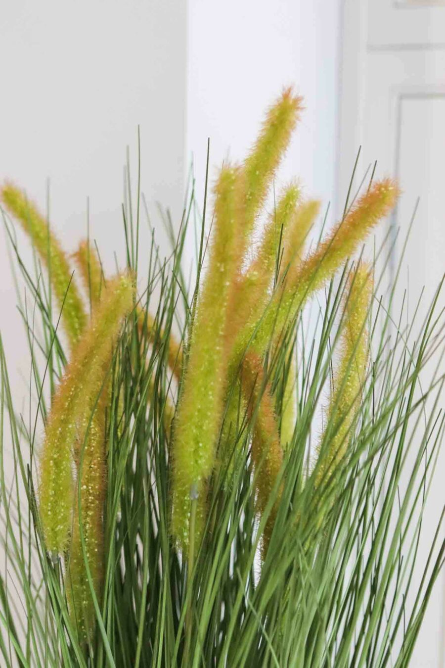 medium faux grass cattails