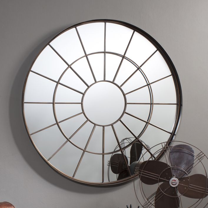 round industrial mirror