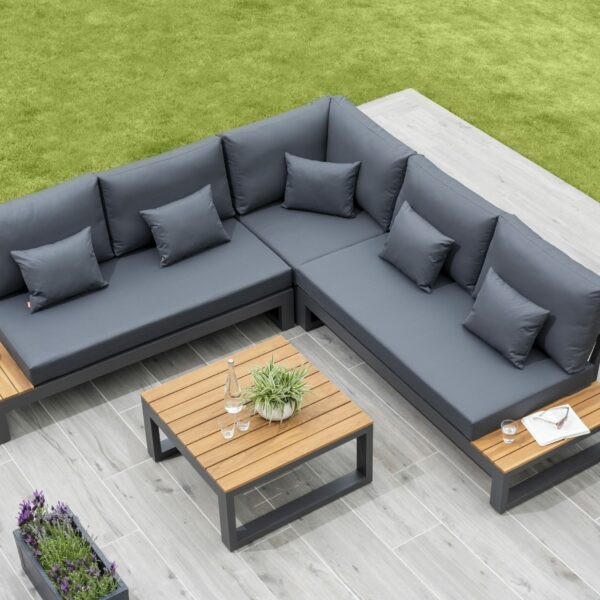 soho corner sofa with side tables