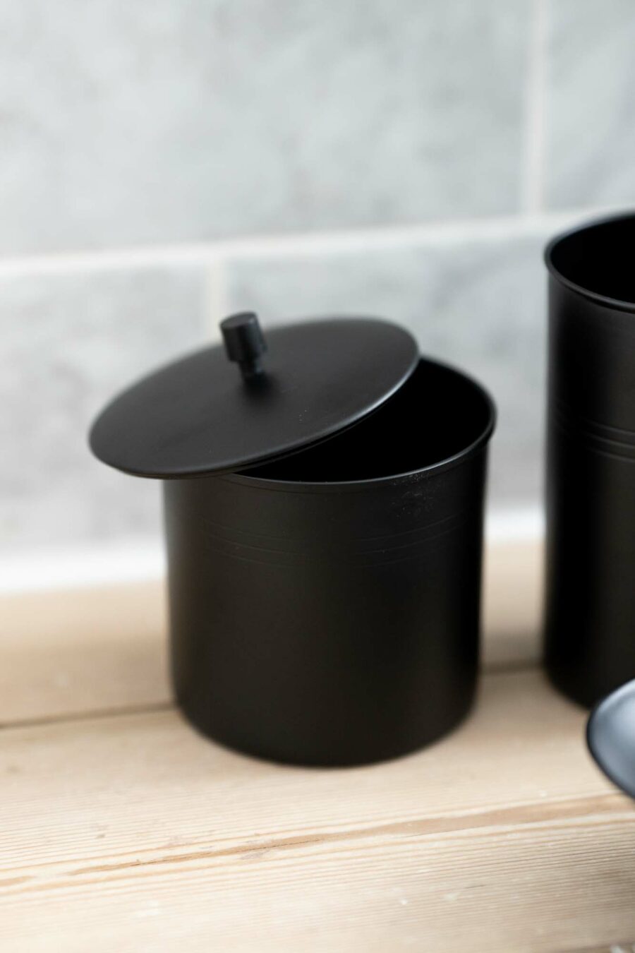 matte black bathroom set