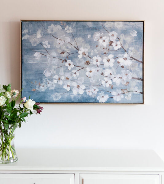 blossom framed wall art