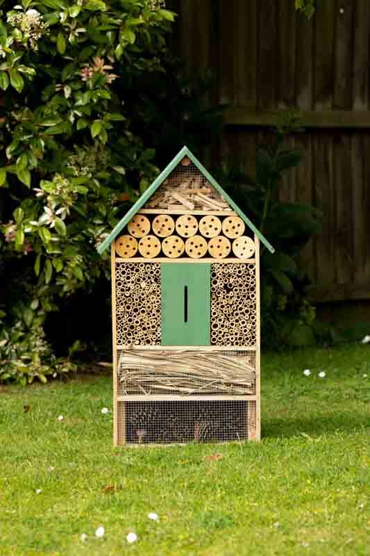 large wooden insect house