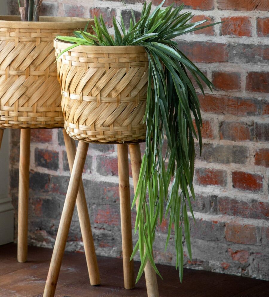 barstow bamboo planter small