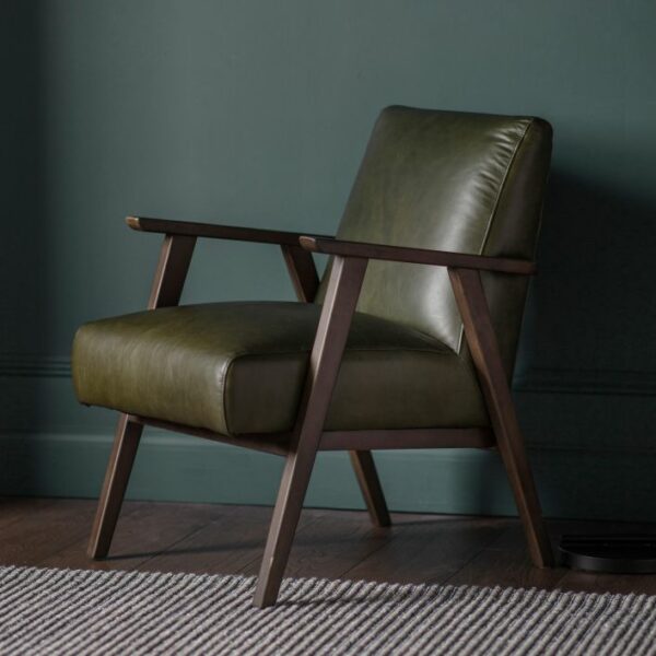 belmont armchair in heritage green