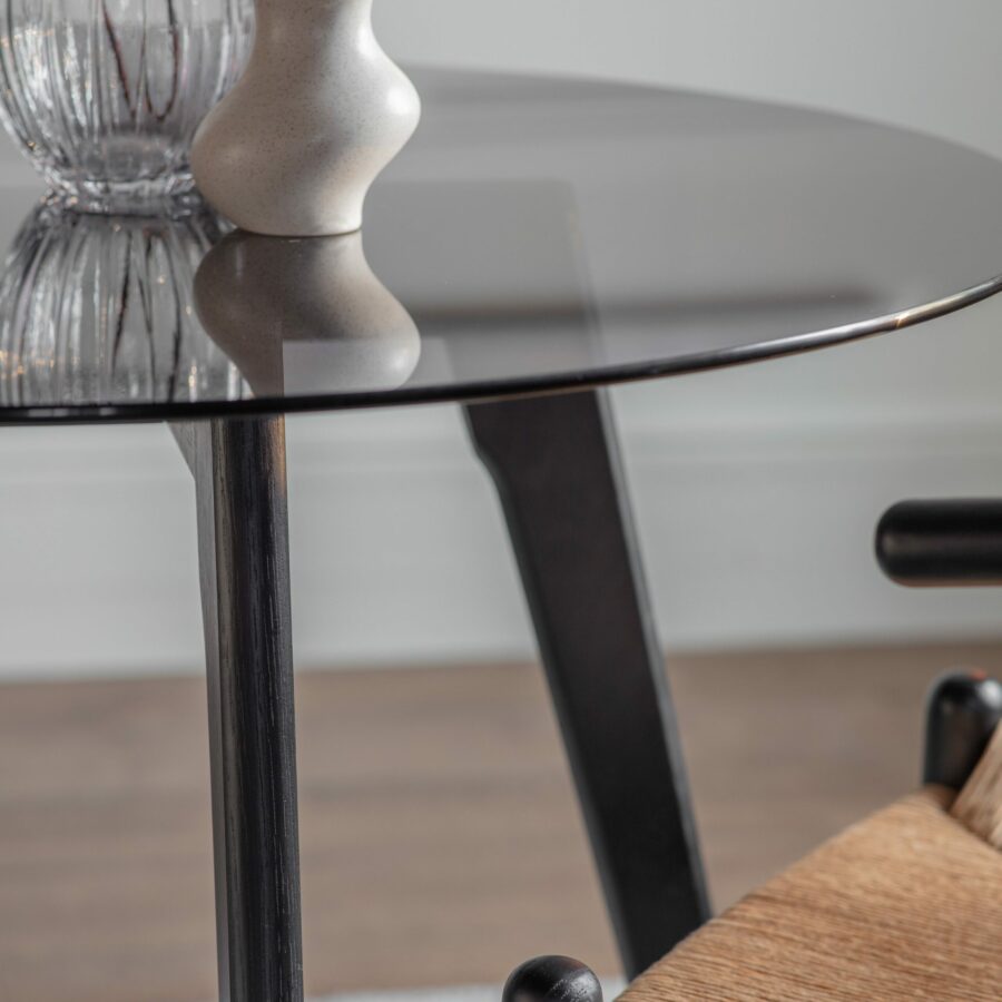 chino hills round dining table black