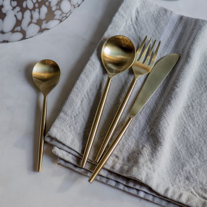 Gold Cutlery Set