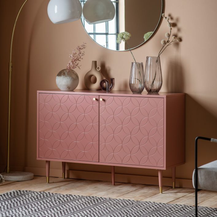 hughson cabinet in pink