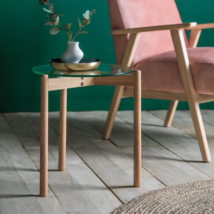 lynwood side table in natural
