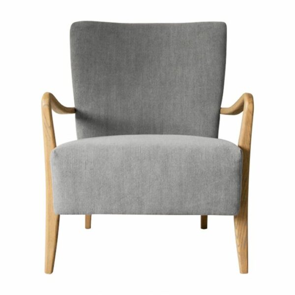 solano armchair in charcoal