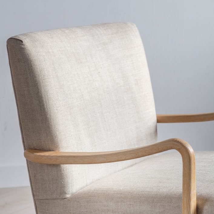 solano armchair in natural