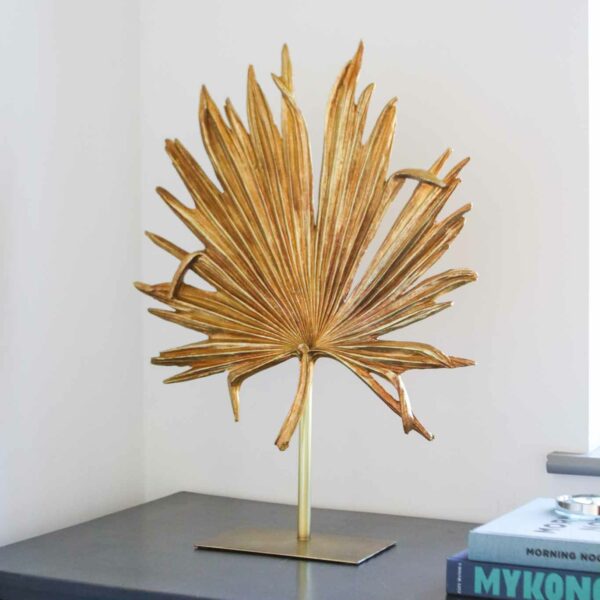 gold palm leaf