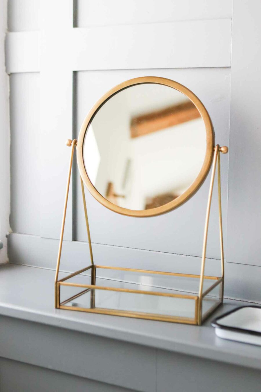 reno gold vanity mirror