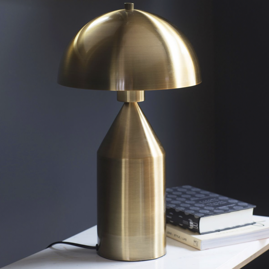 napa antique brass table lamp