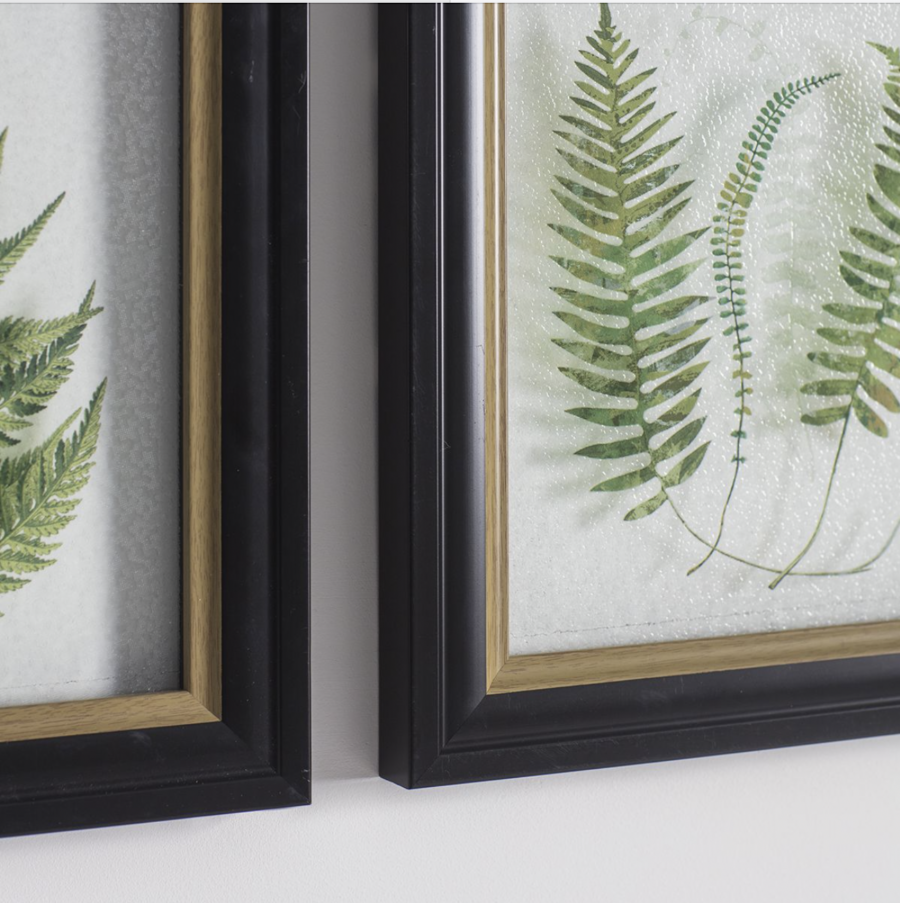 three botanical wall art