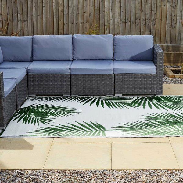 tropicana indoor / outdoor rug in green