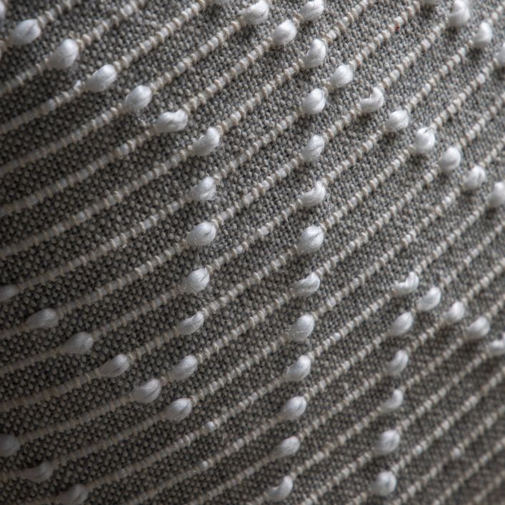 diamond woven grey cushion