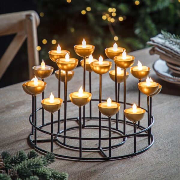 large round tea light holder available 17th october (pre order)