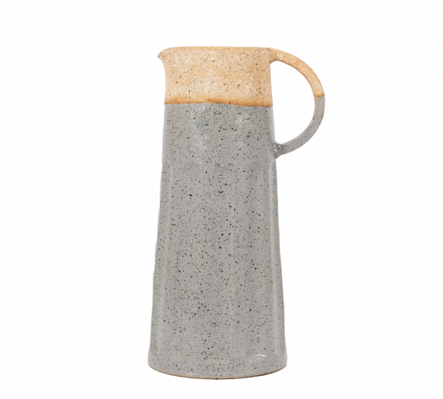 pitcher vase jug natural/slate