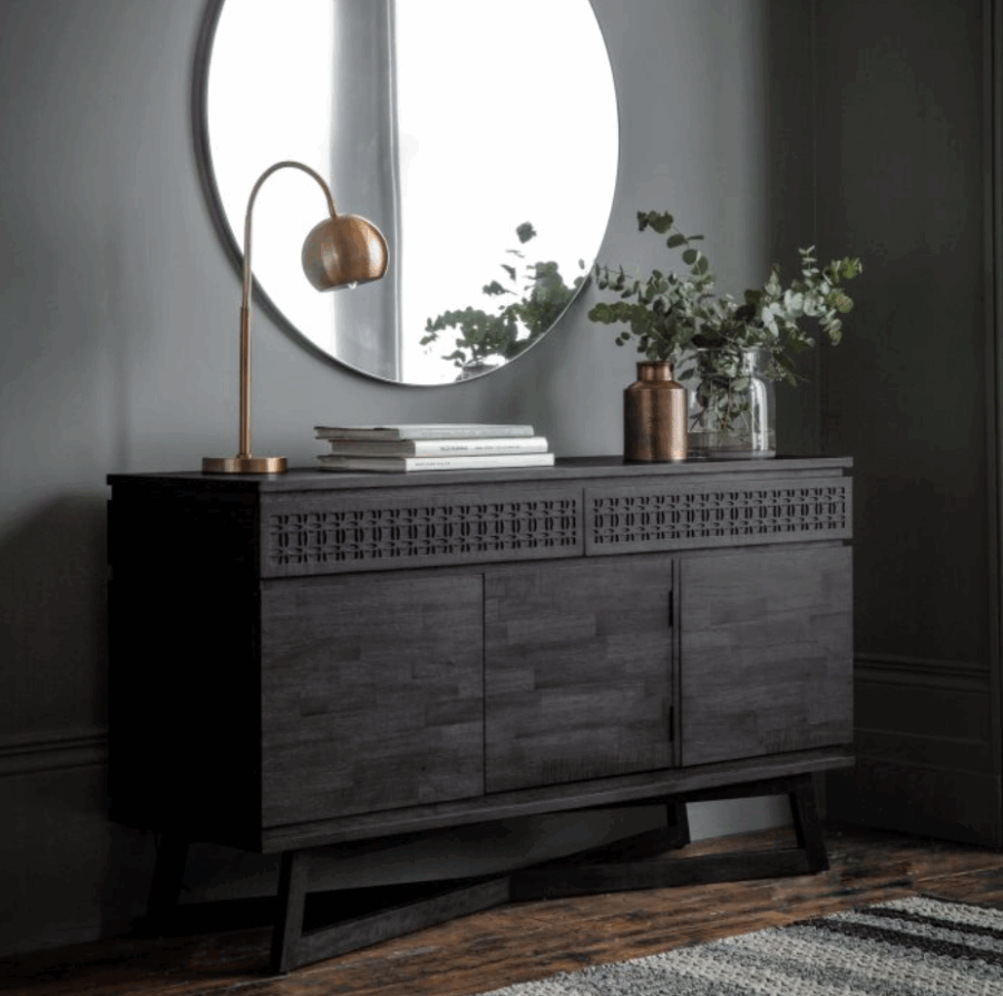 boho 3 door 2 drawer sideboard