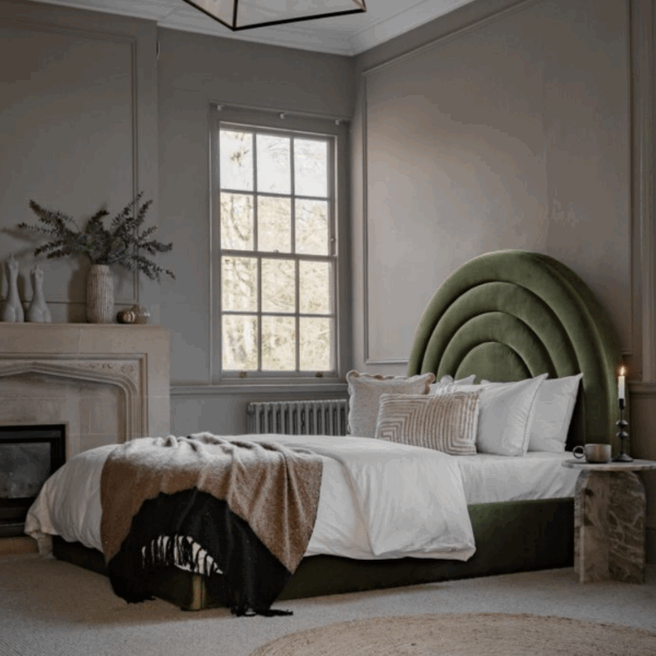 padded arco bedstead kingfisher (copy)