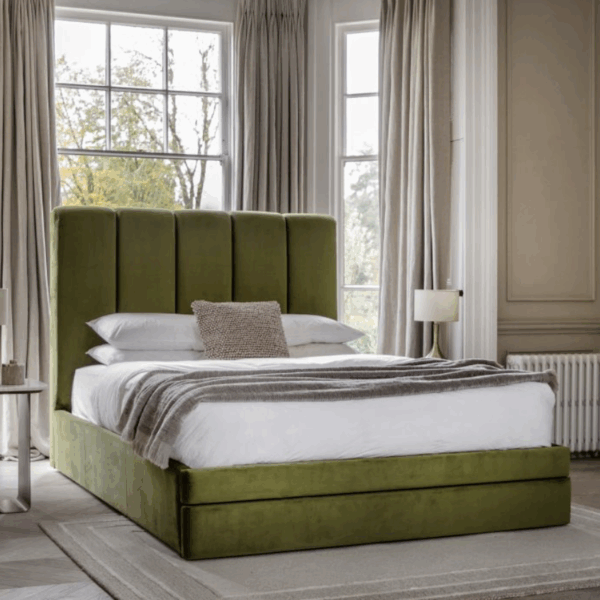 duxston bed king size (olive)