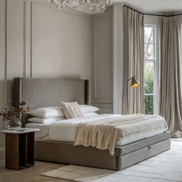 alstead bed double (taupe)