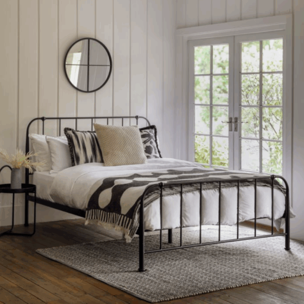 broughton bedstead double (black)
