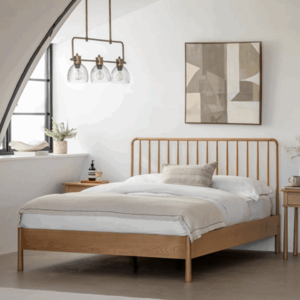 balis bed king size (oak)
