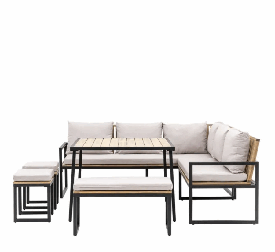 palette corner dining set