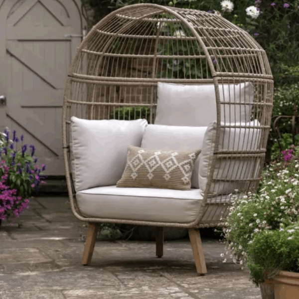 paloma egg chair standing