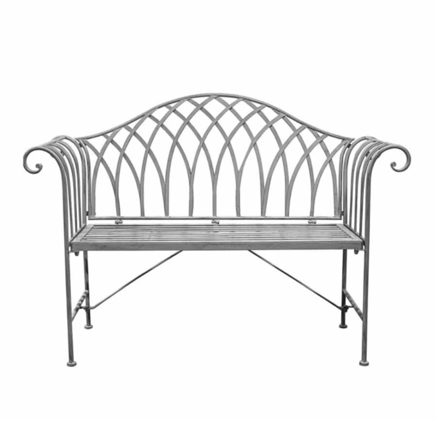 ova outdoor bench distressed grey