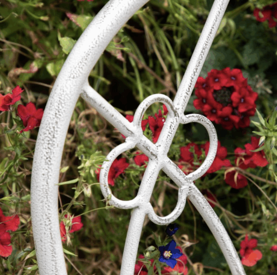 lusinda outdoor bench vanilla
