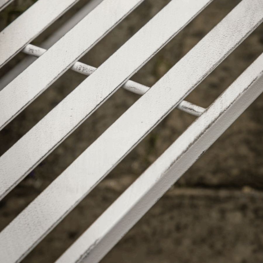 lusinda outdoor bench vanilla