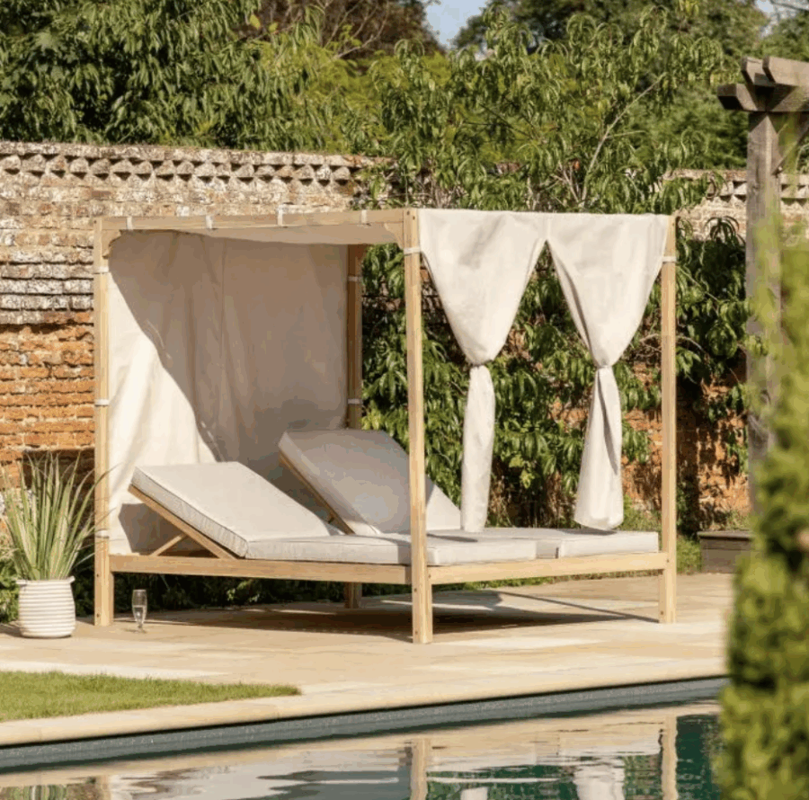 lusinda outdoor bench vanilla (copy)