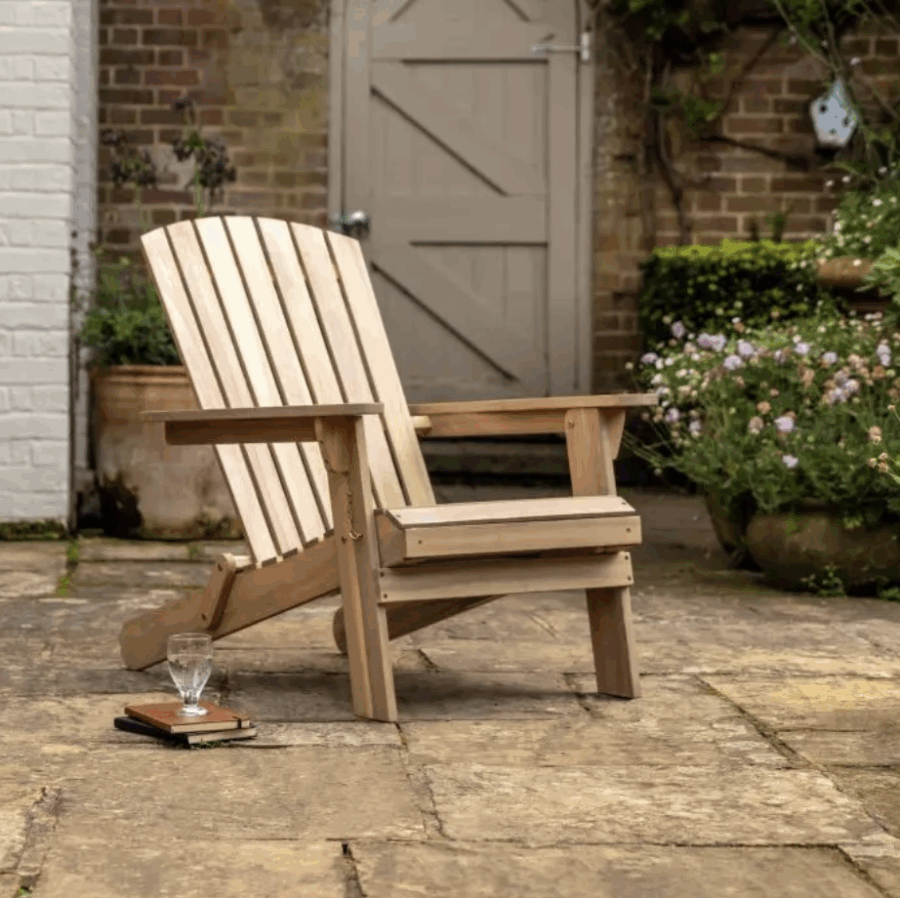 aspen lounge chair with footstool