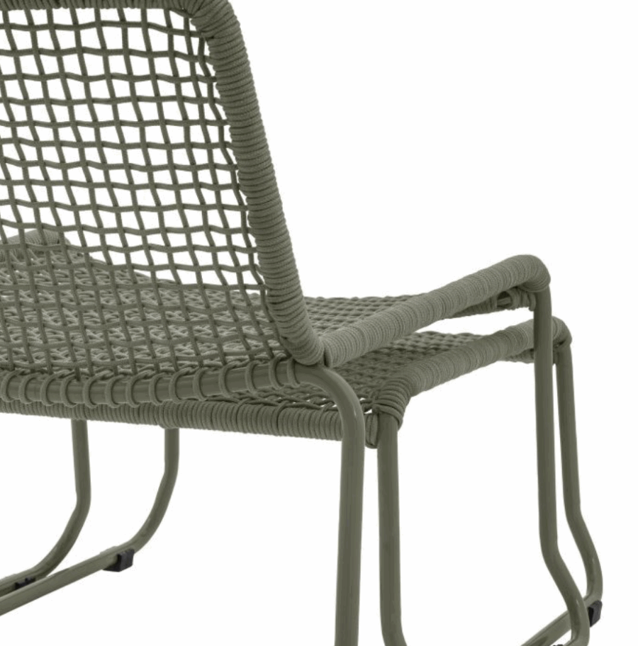 wieve lounge chair with footstool forest