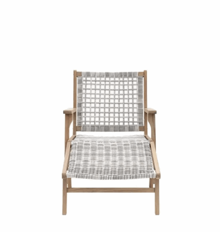talotte lounge chair with footstool