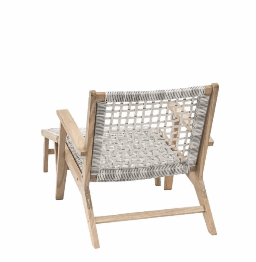 talotte lounge chair with footstool