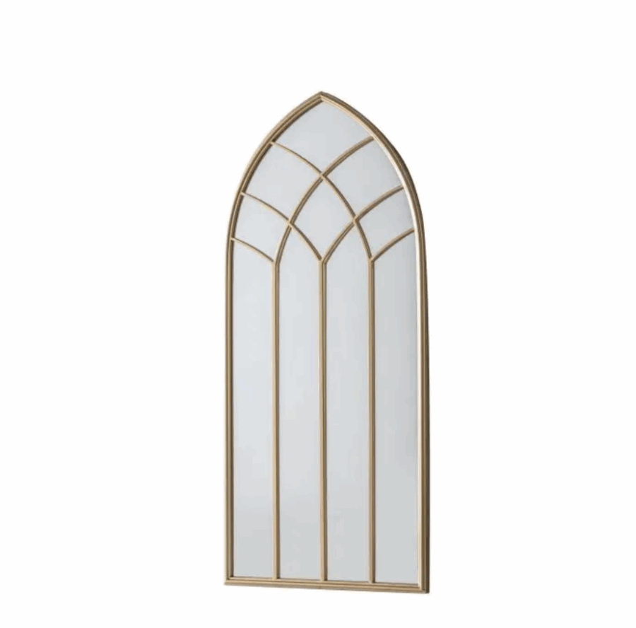 matio outdoor mirror gold