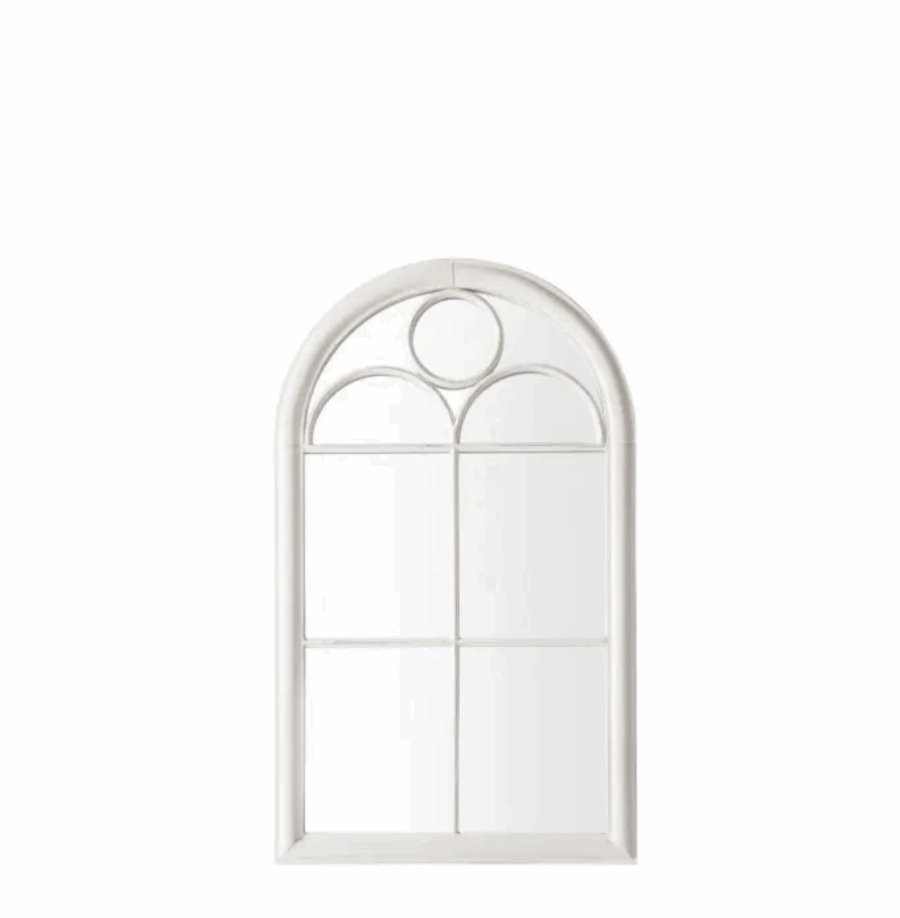 dariut outdoor mirror white