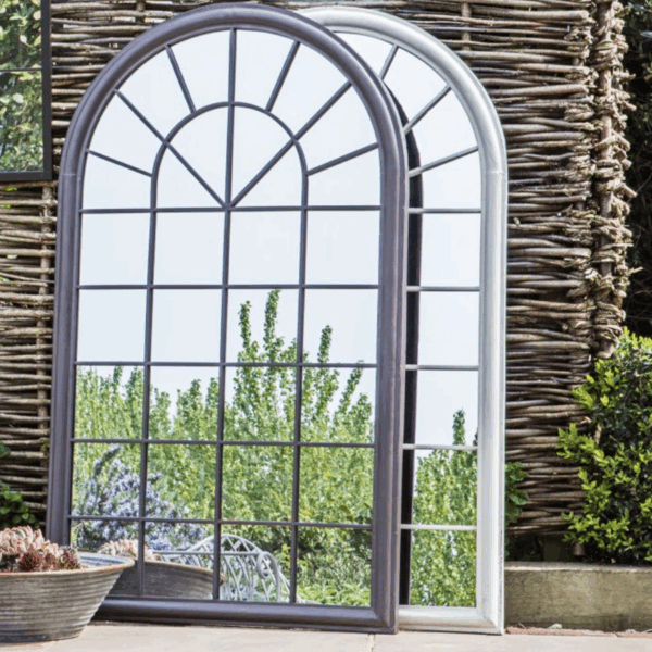 rupe outdoor mirror distressed brown