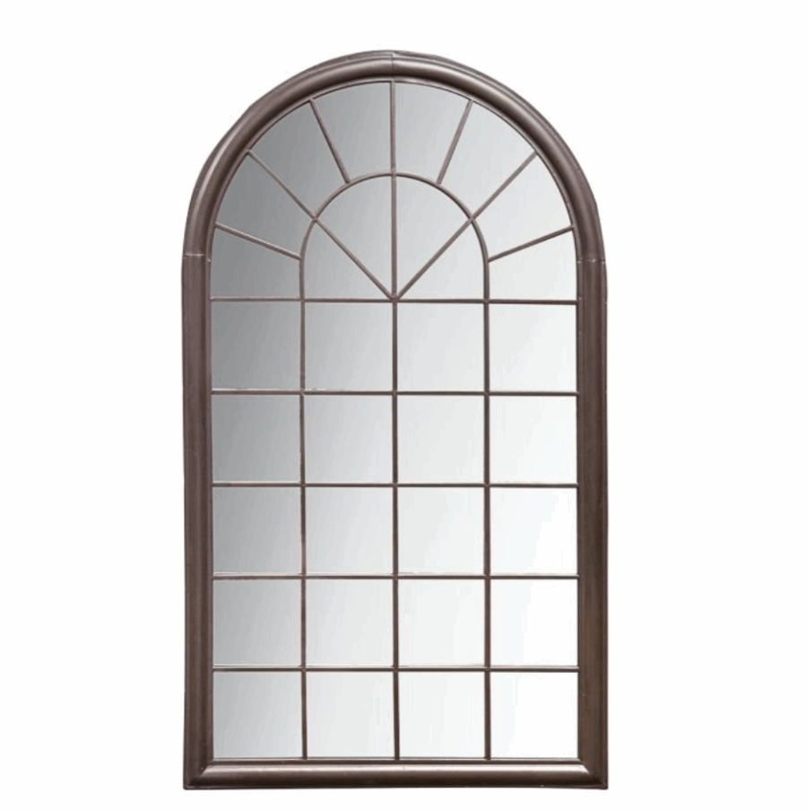rupe outdoor mirror distressed brown