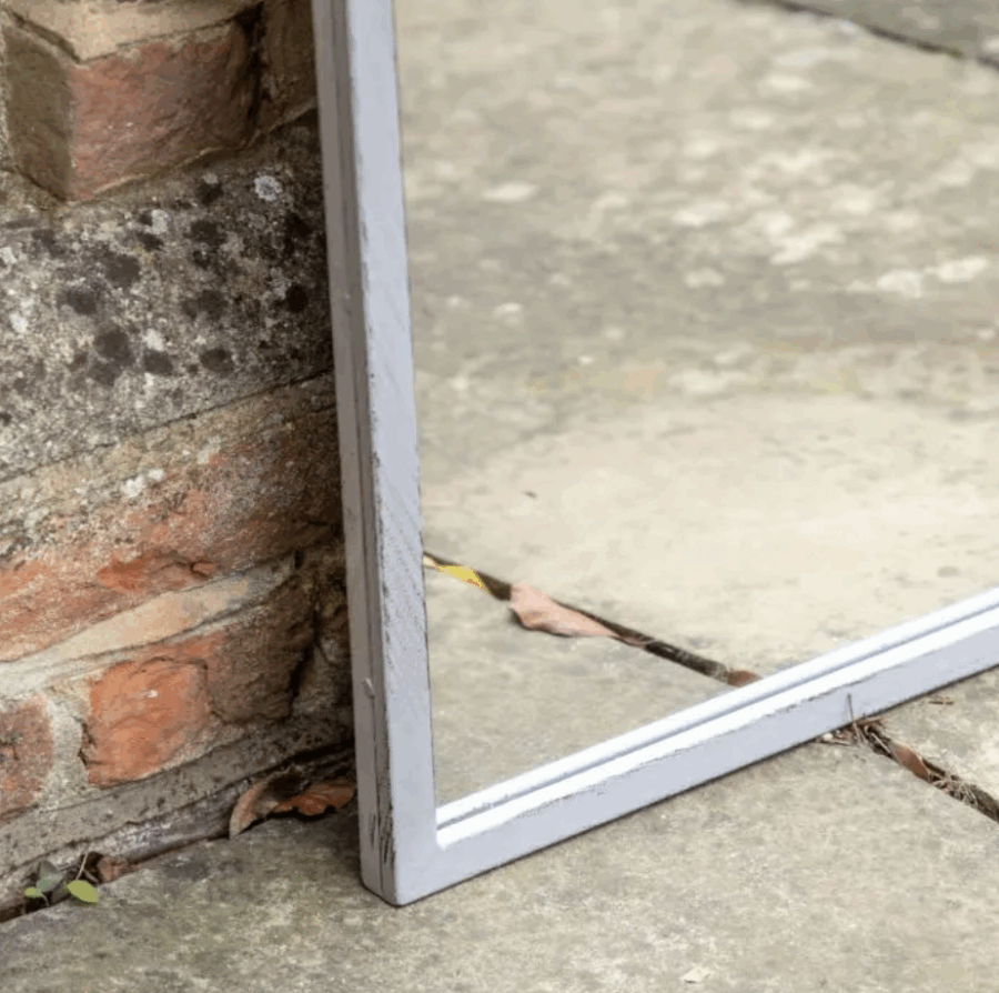 vintage outdoor mirror smoke